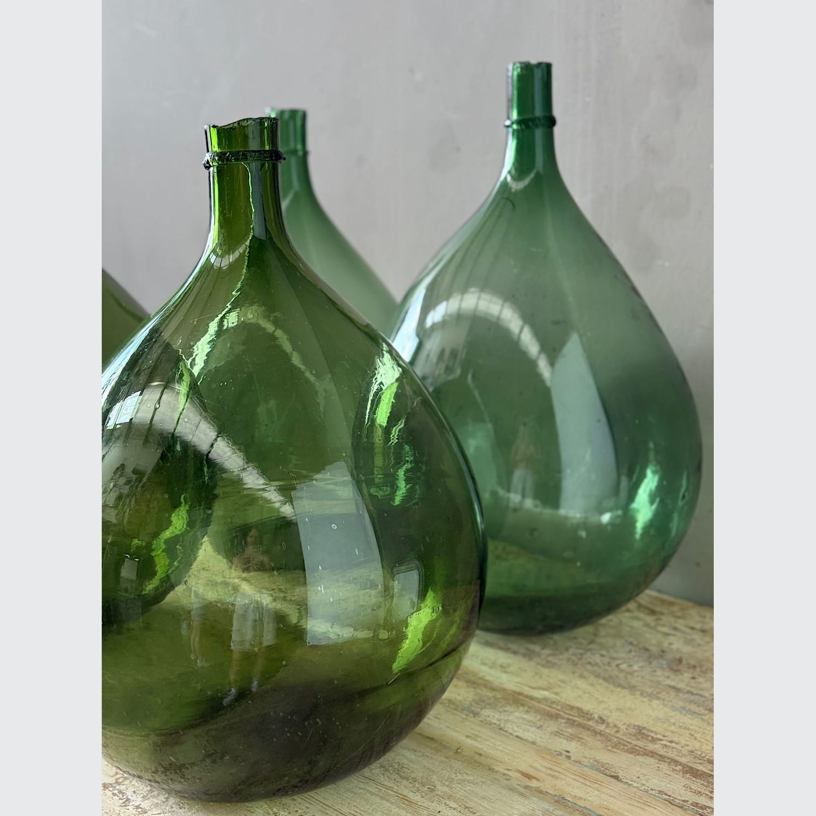 Large Glass Demijohn Wine Flagons gallery detail image