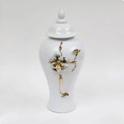 White Jar With Golden Design gallery detail image