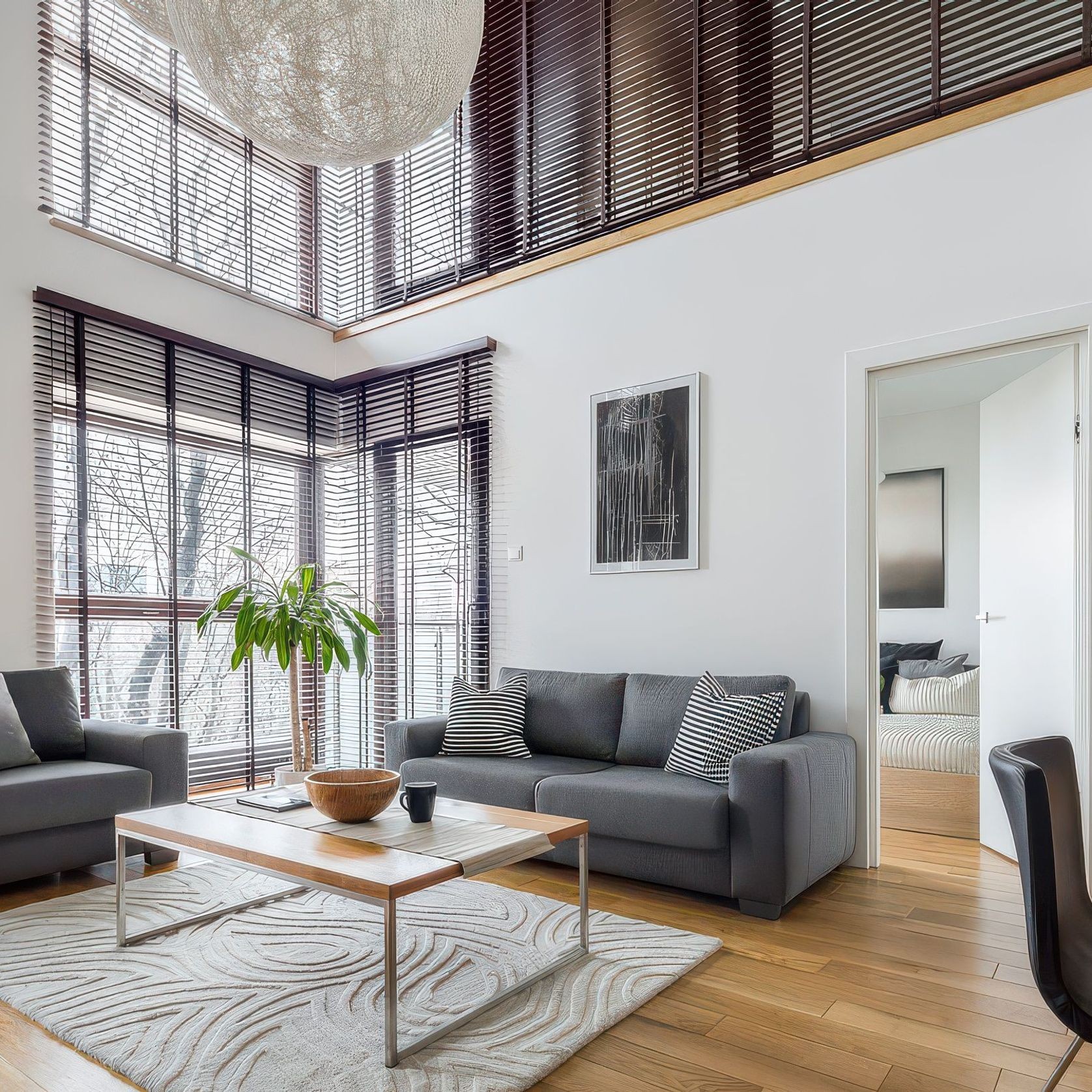 Natural Wood Venetian Blinds gallery detail image