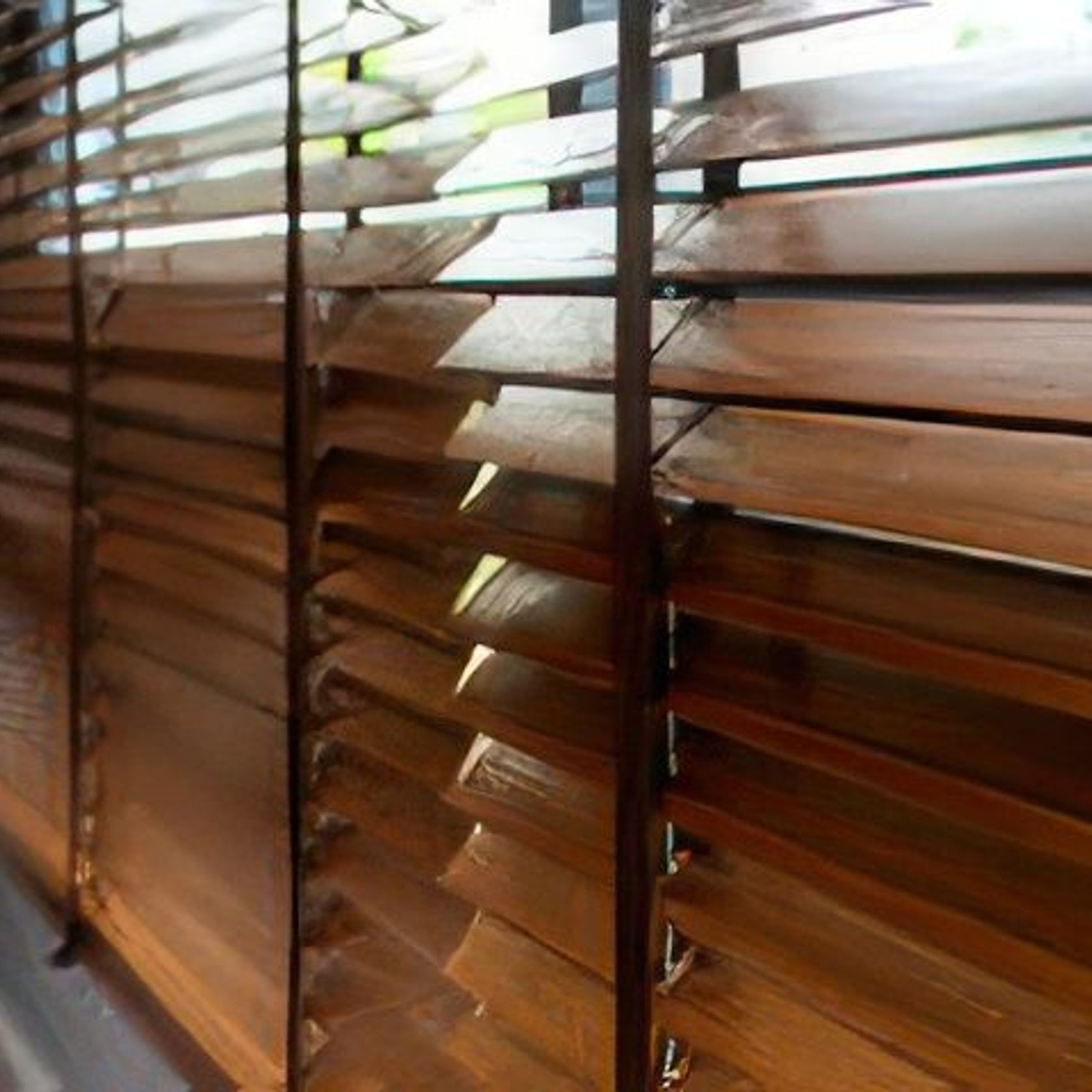 Natural Wood Venetian Blinds - Plain Color gallery detail image