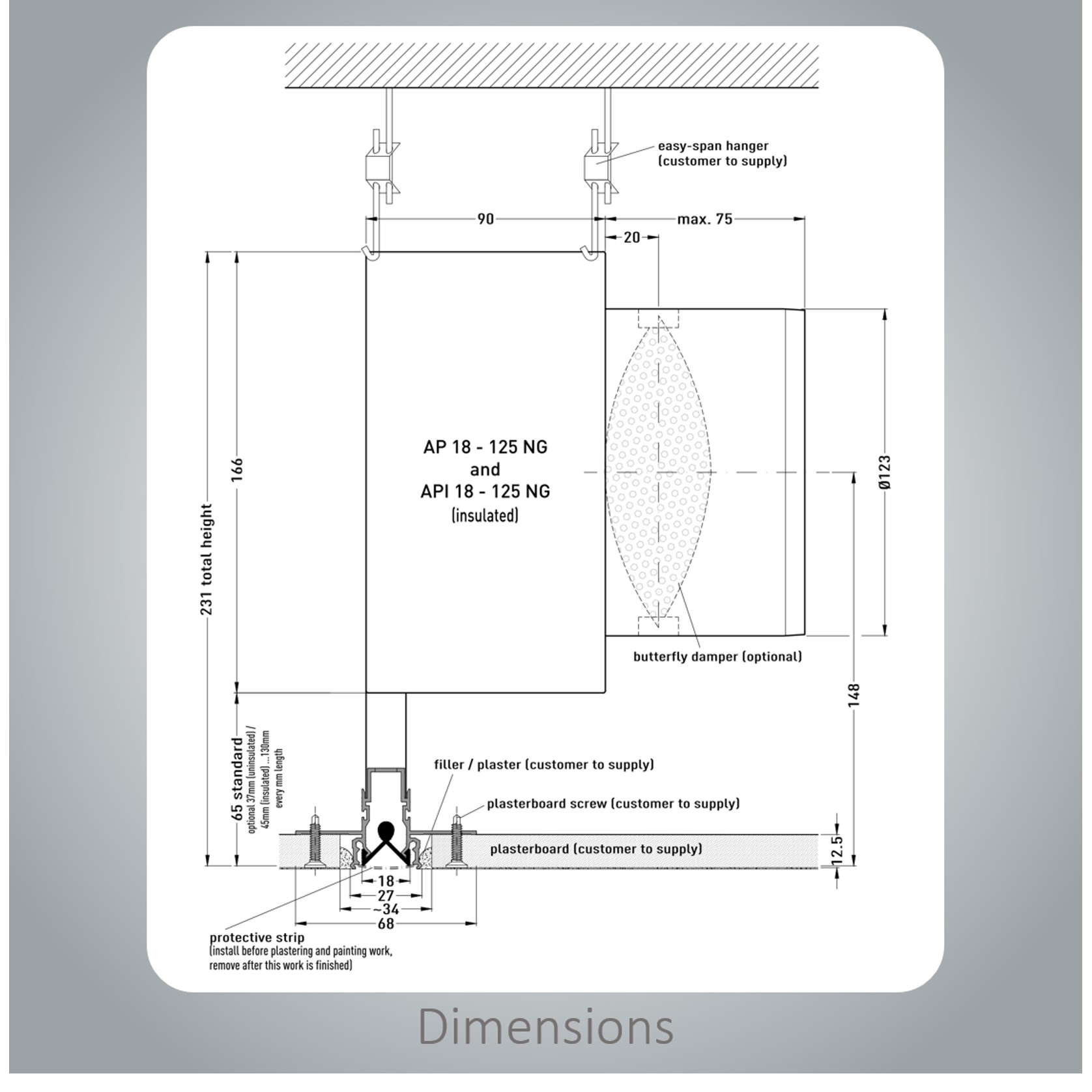 Kiefer INDUL - Linear Diffuser Vent gallery detail image