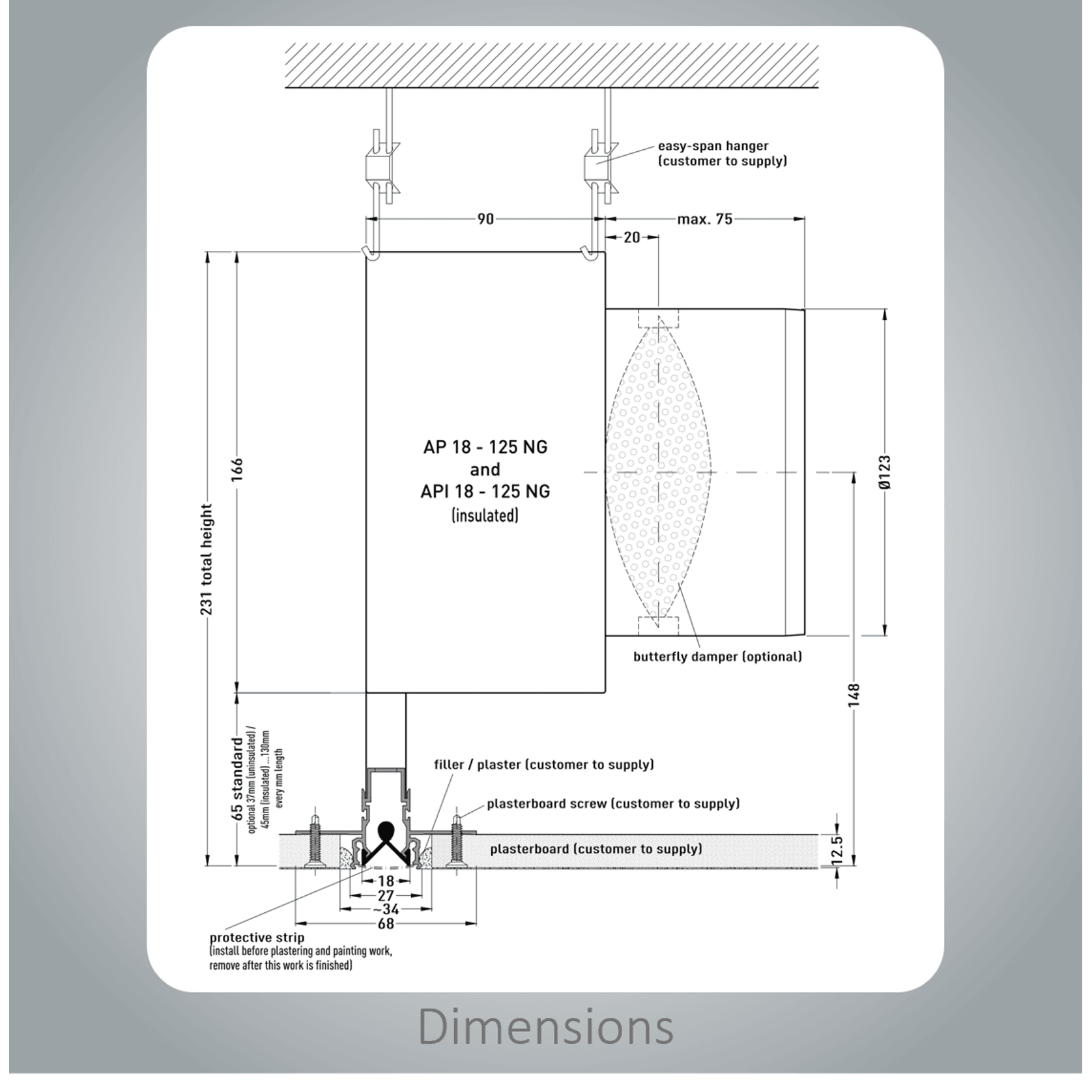 Kiefer INDUL - Linear Diffuser Vent gallery detail image