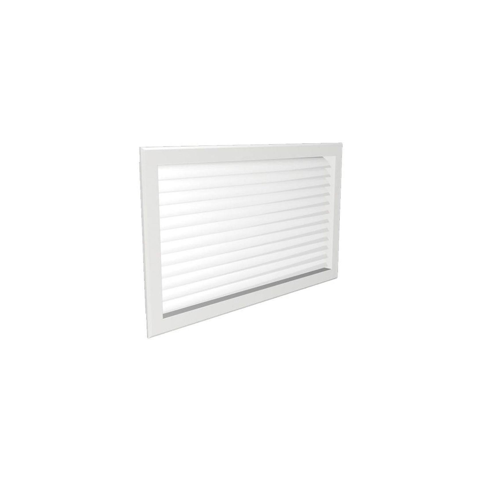 RL25 Return Air Curved Blade Half Chevron Louvre gallery detail image