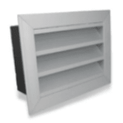 Anodized Aluminium Weatherproof Louvre with Box gallery detail image
