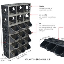 Gro-Wall® 4.5 Vertical Gardens by Atlantis gallery detail image