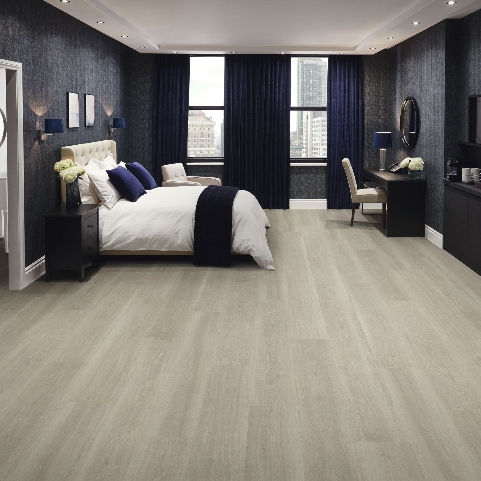 Grey Brushed Oak Flooring gallery detail image