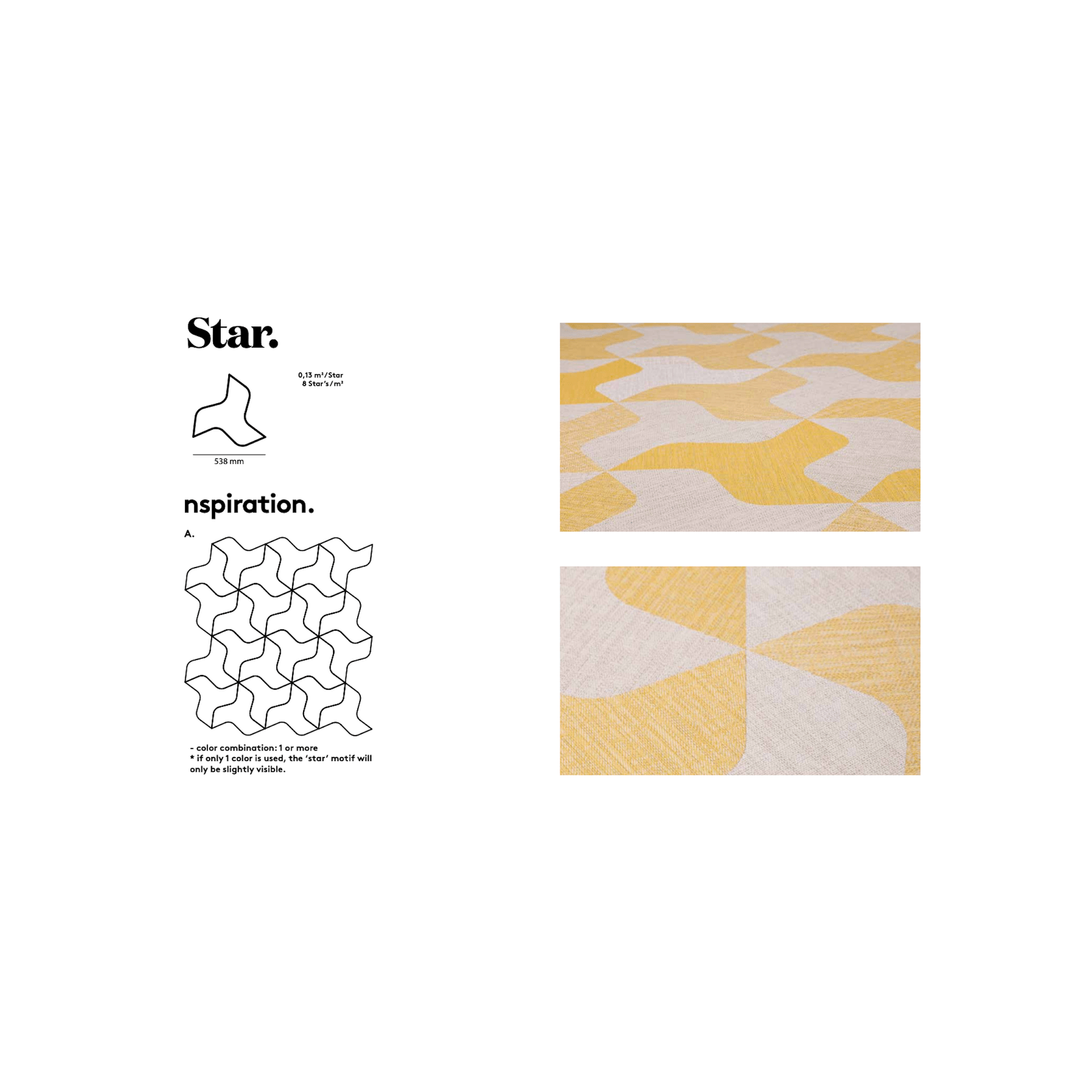 Versatile shaped woven eco-vinyl tiles by ntgrate® gallery detail image