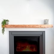 NZ Timber Fireplace Mantel gallery detail image