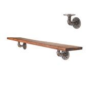 Reclaimed Kauri Pipe Bracket Shelf gallery detail image