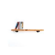 Rustic Industrial Pipe Shelf 130cm gallery detail image