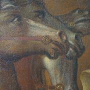 Large Italian Antique Oil Painting of Aurora & Apollo gallery detail image
