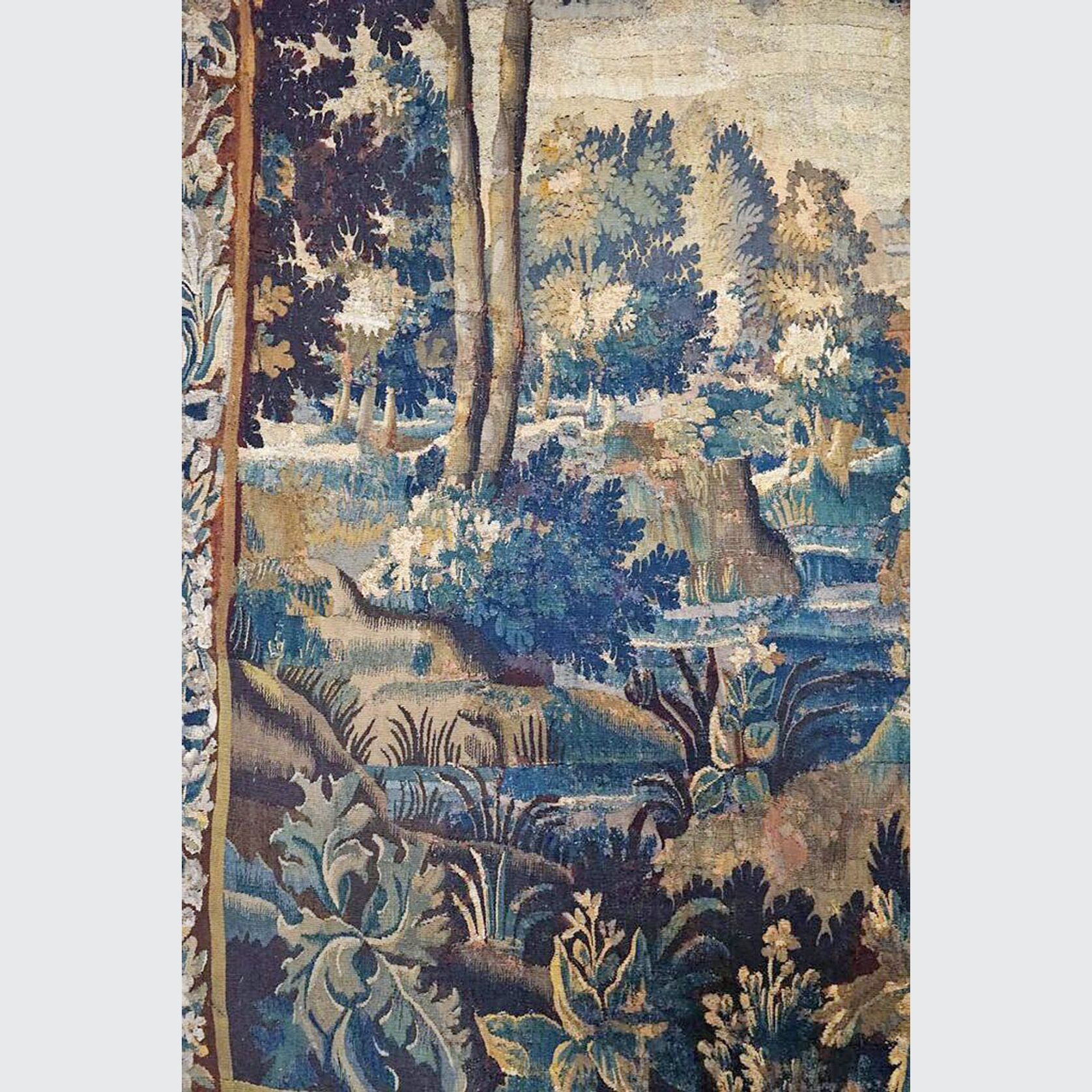 Antique French Aubusson Tapestry gallery detail image