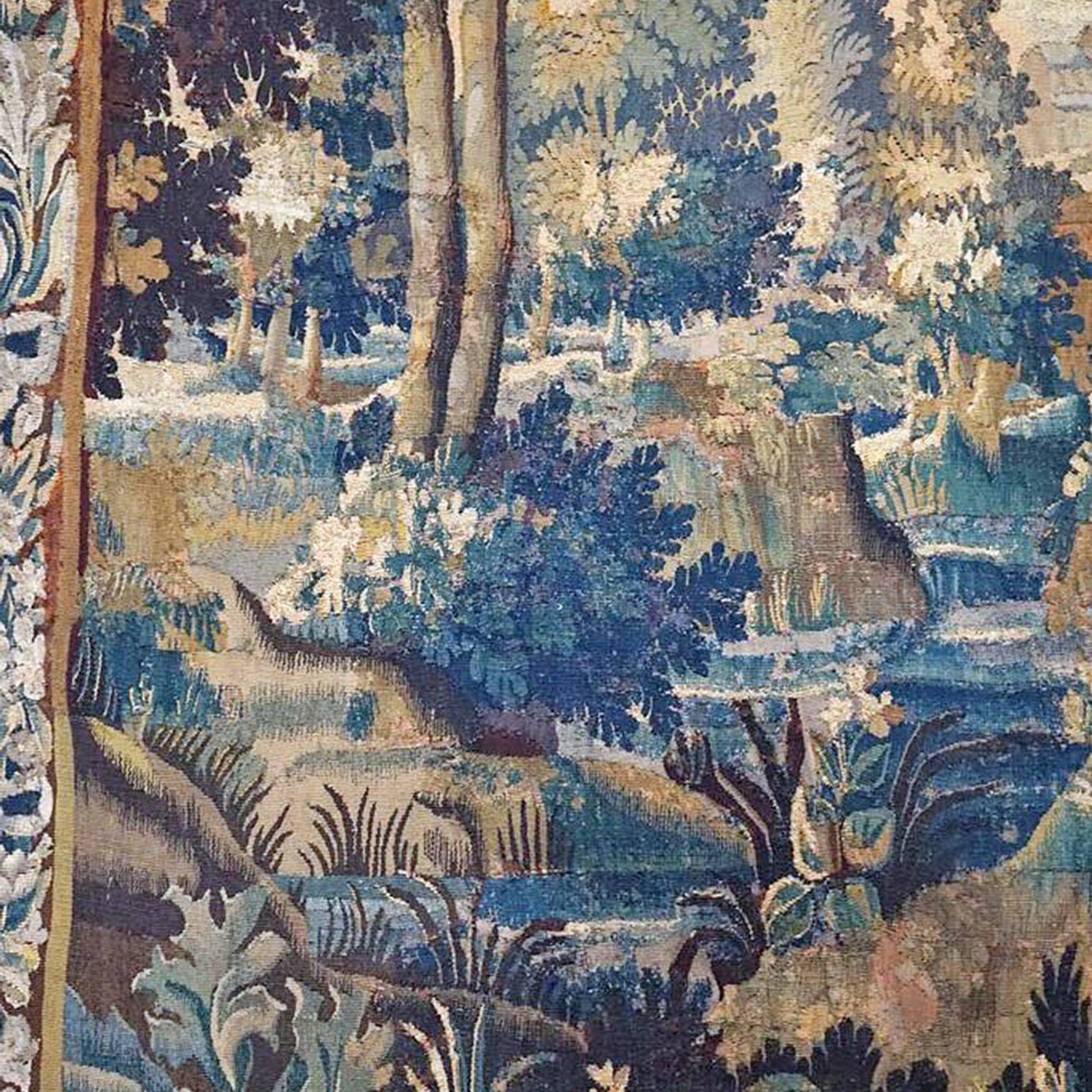 Antique French Aubusson Tapestry gallery detail image