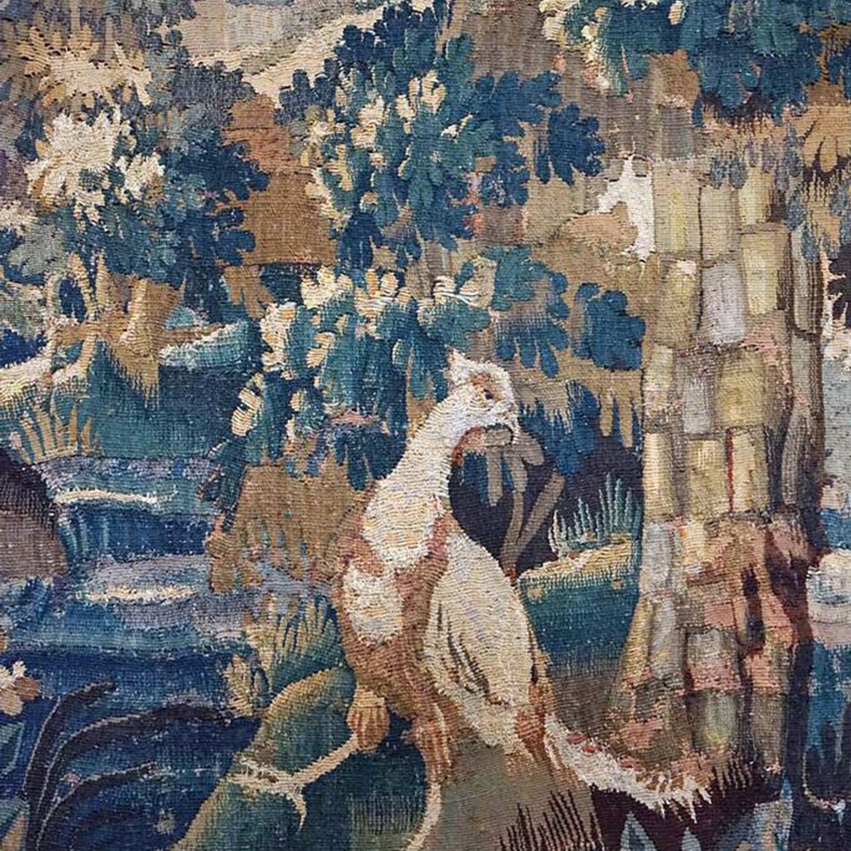 Antique French Aubusson Tapestry gallery detail image