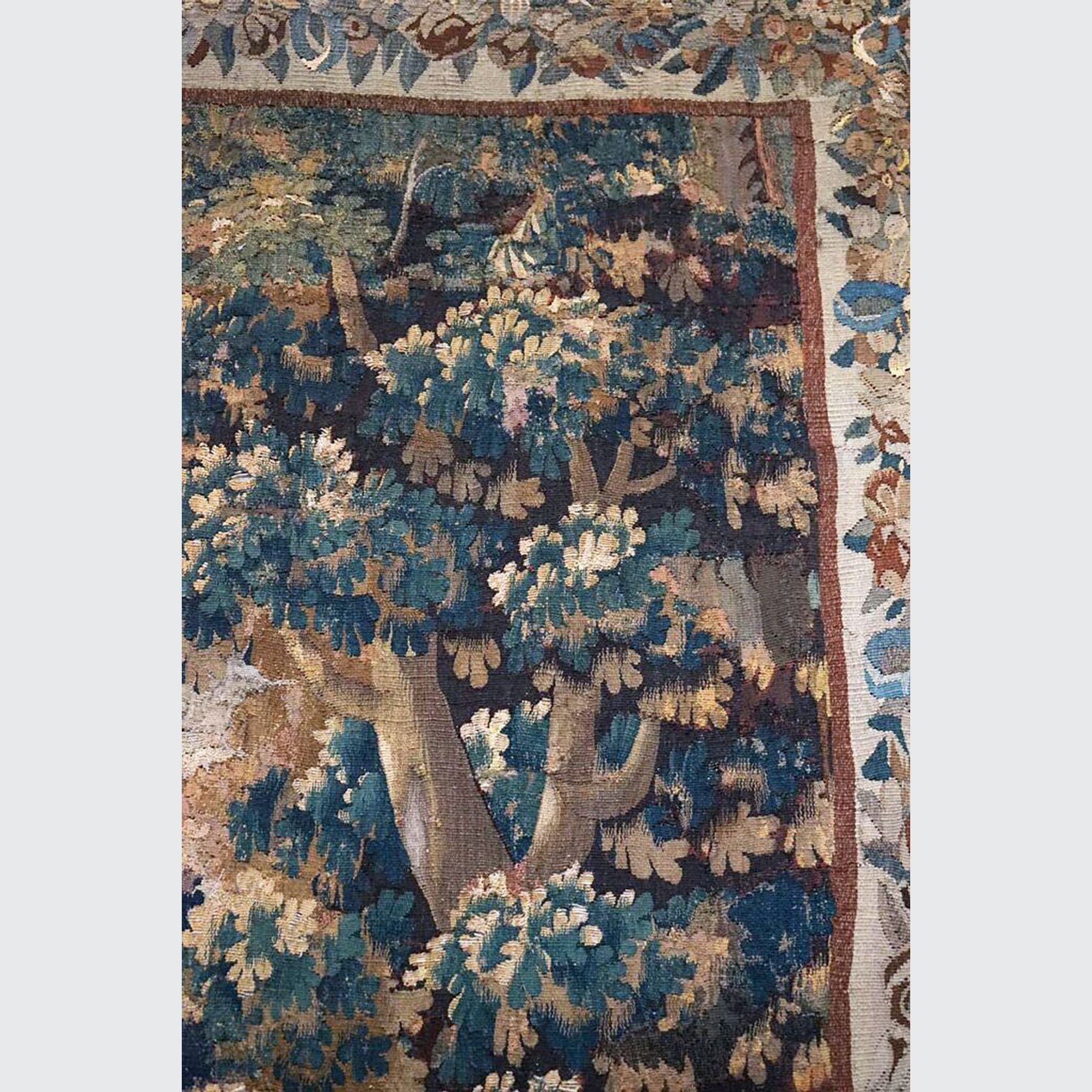 Antique French Aubusson Tapestry gallery detail image