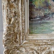 Oil Painting of a French Village Scene gallery detail image