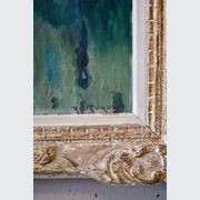 Oil Painting of a French Village Scene gallery detail image