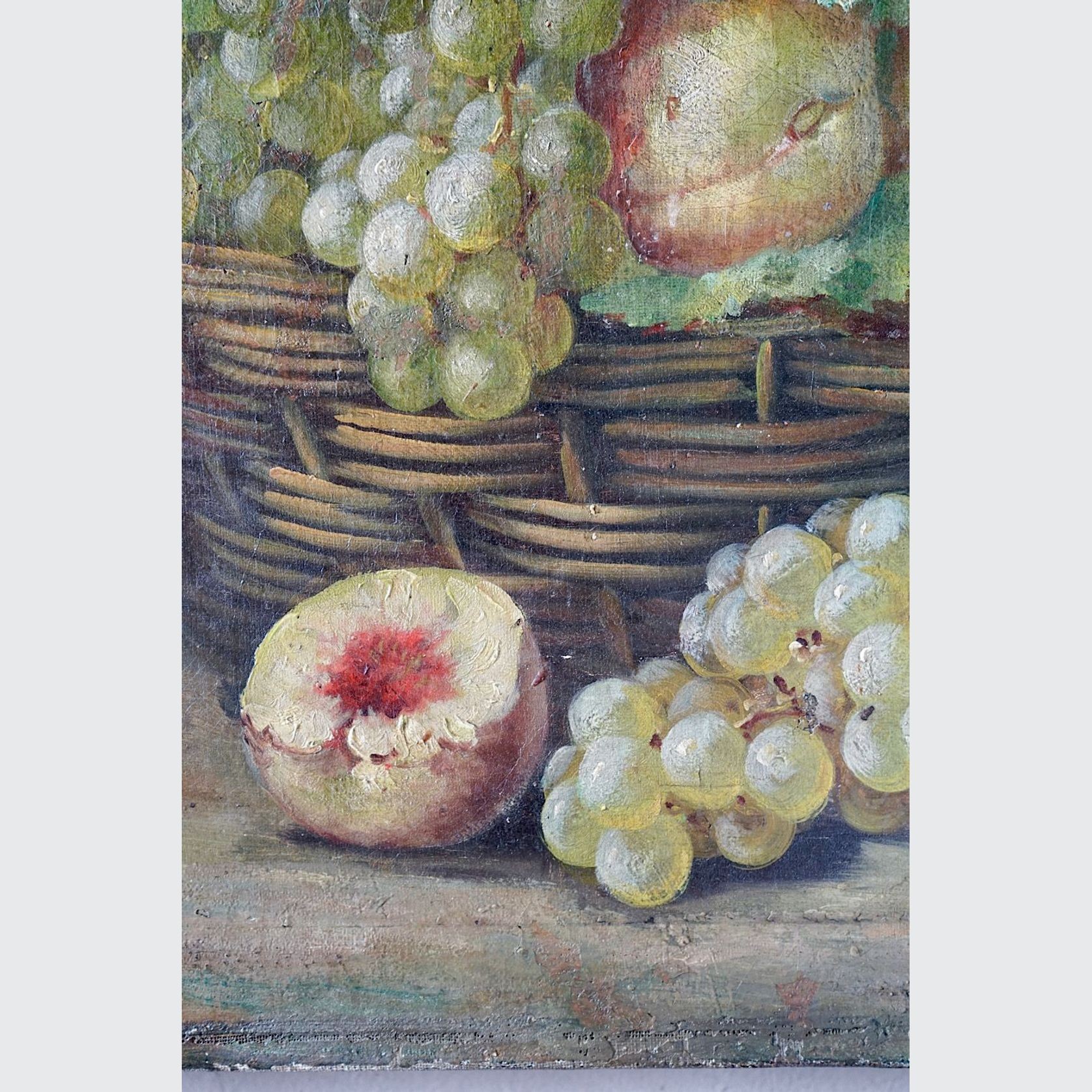 French Antique Sill Life Oil Painting gallery detail image