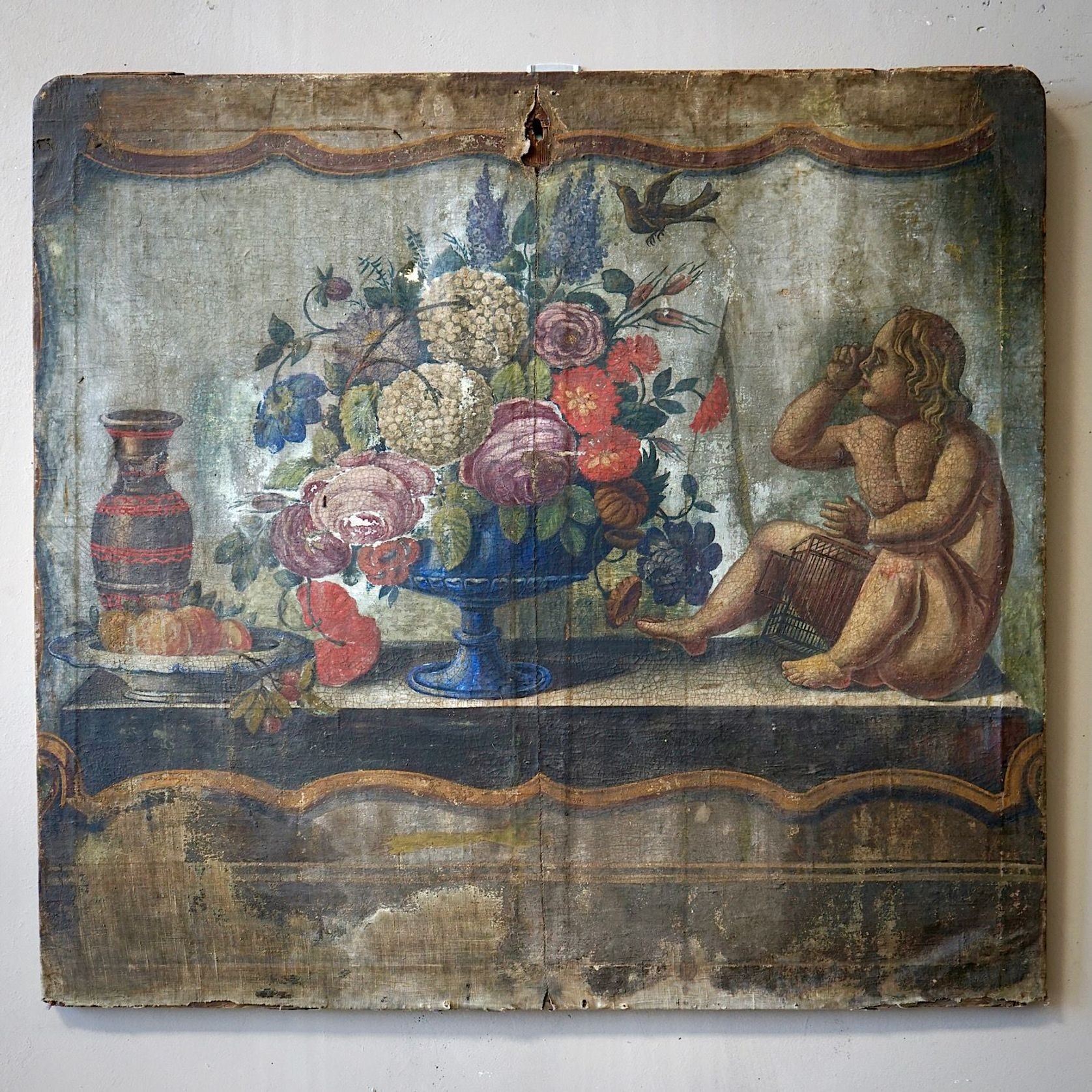 18th Century French Decorative Dessus-de-Porte Painting gallery detail image