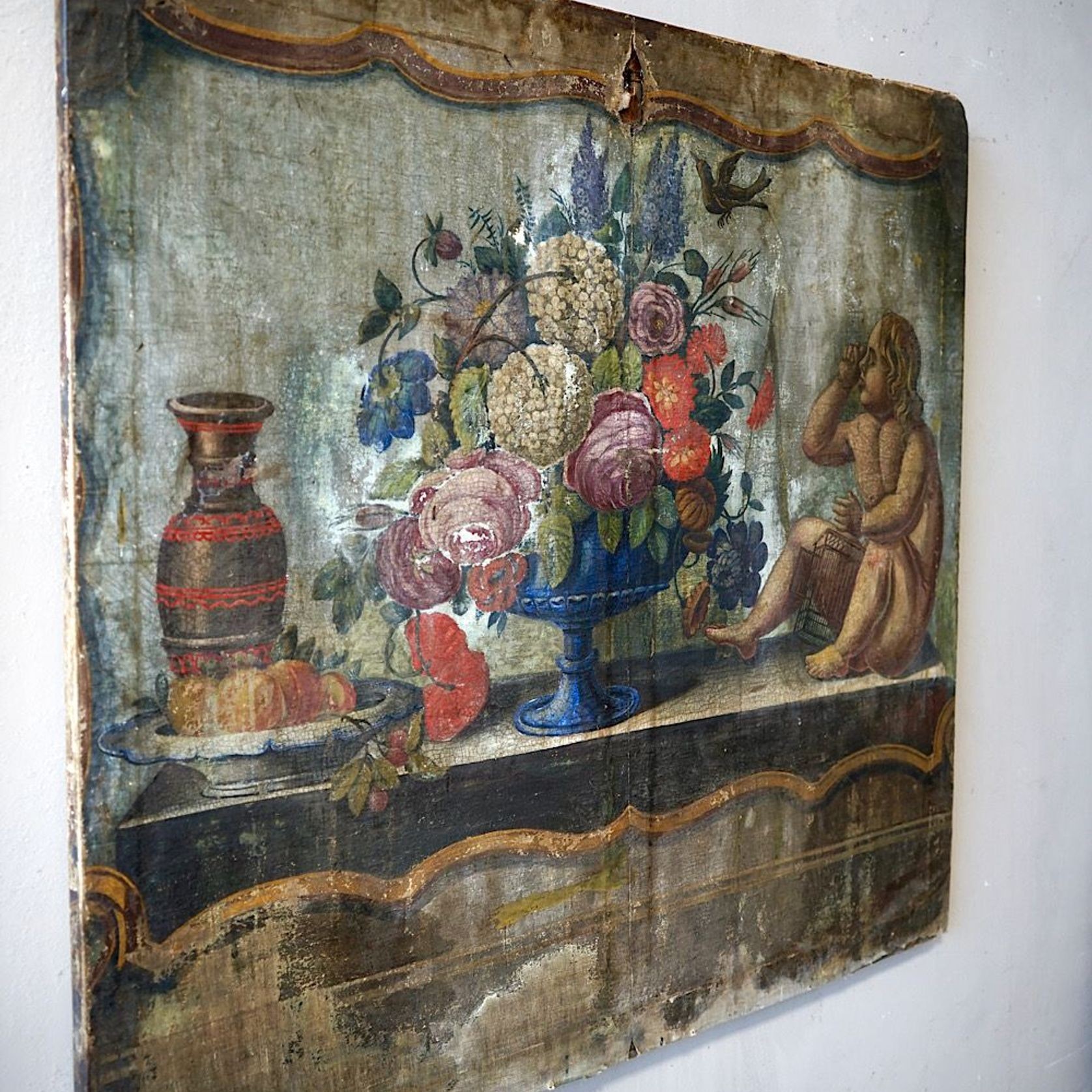 18th Century French Decorative Dessus-de-Porte Painting gallery detail image