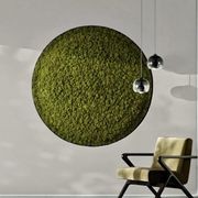 Round Moss Wall Art - Solo Reindeer gallery detail image