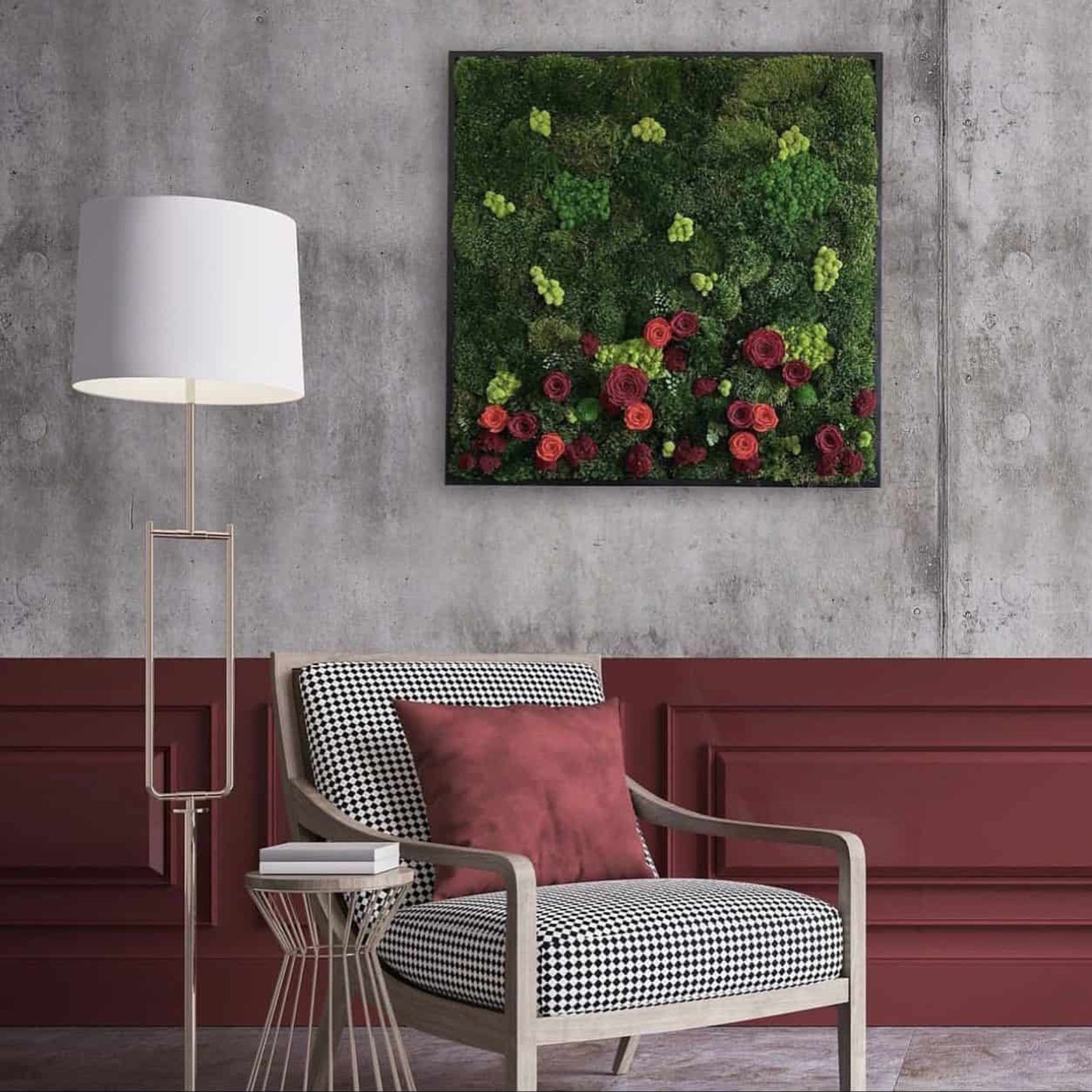 Moss Wall Art - Jardín De Rosas gallery detail image