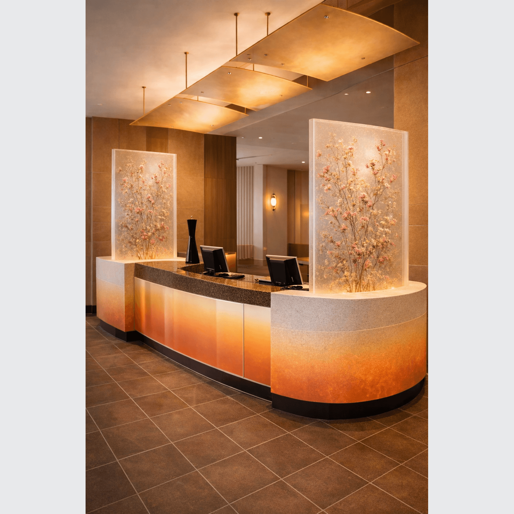 Floral Resin Panel gallery detail image