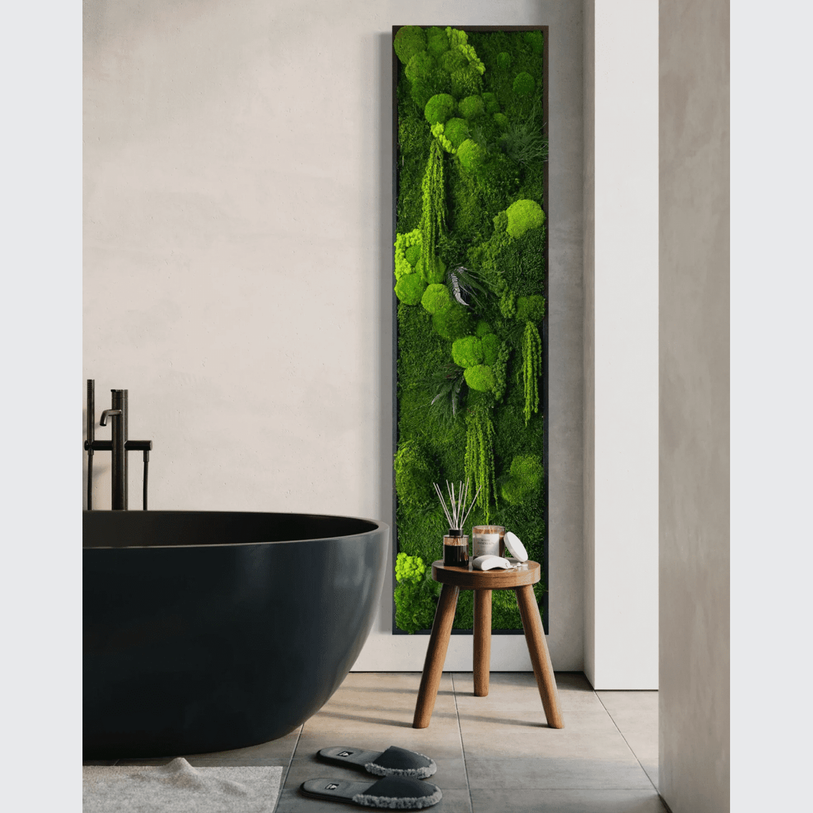 Moss Wall Art - Hanging Skinny Forest gallery detail image
