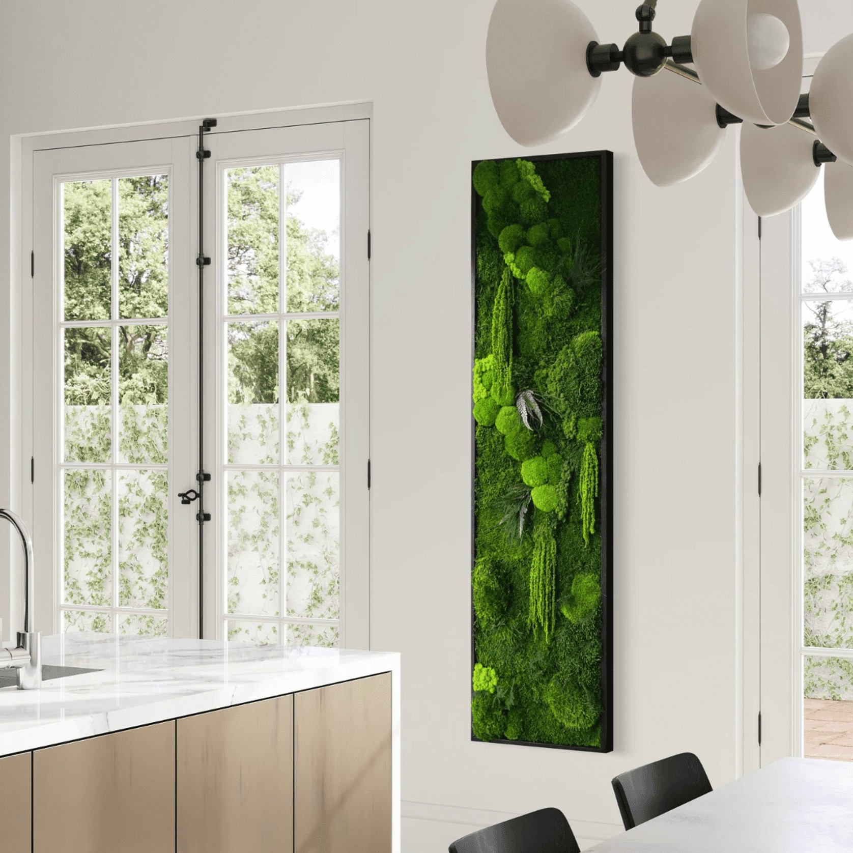 Moss Wall Art - Hanging Skinny Forest gallery detail image
