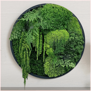 Round Moss Wall Art - Forest gallery detail image