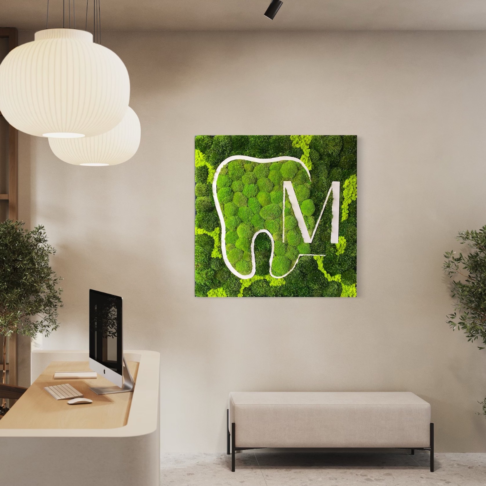 Moss Wall Art - Custom Business Logo/Signage gallery detail image