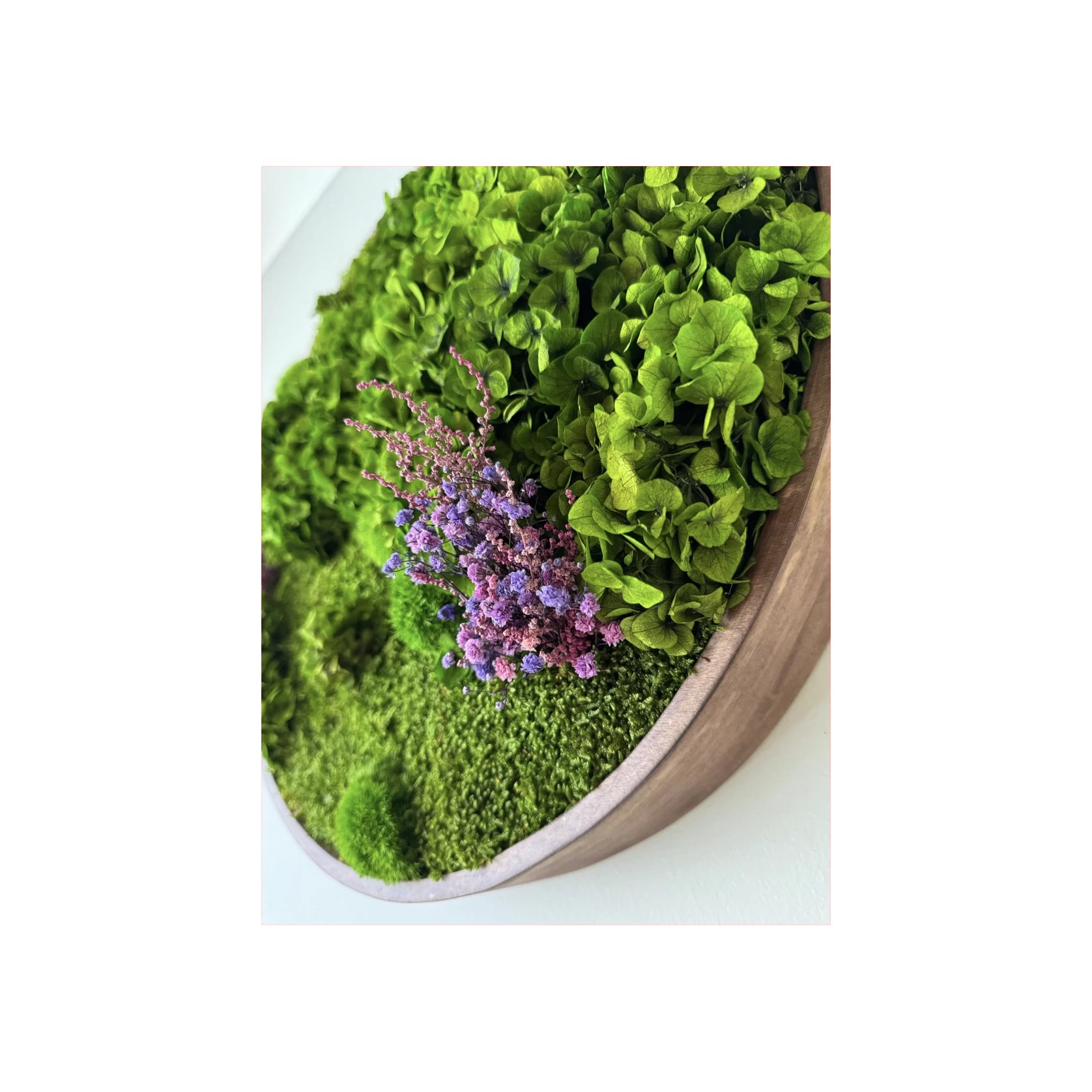Round Moss Wall Art - Horten gallery detail image