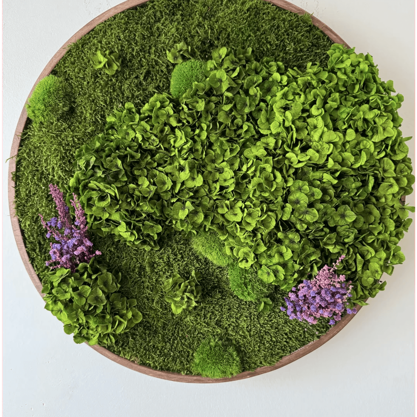Round Moss Wall Art - Horten gallery detail image