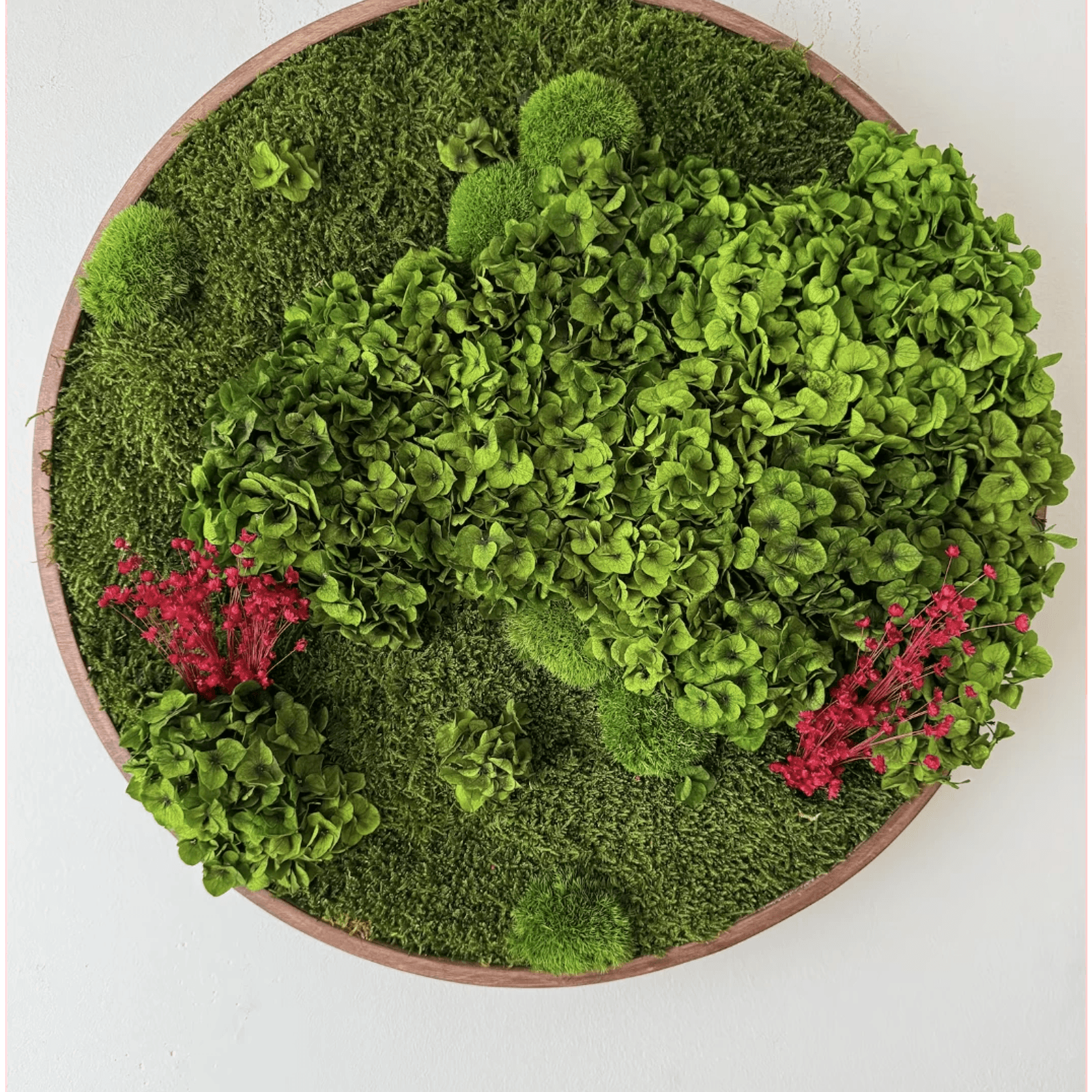 Round Moss Wall Art - Horten gallery detail image