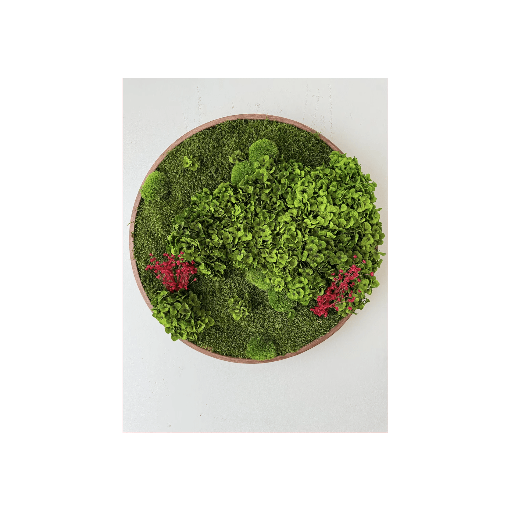 Round Moss Wall Art - Horten gallery detail image