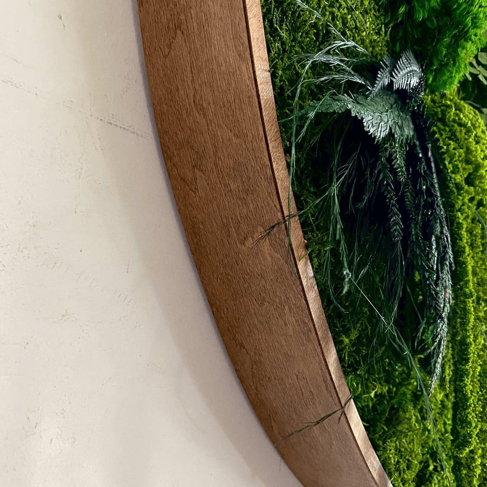 Round Moss Wall Art - L Forest gallery detail image