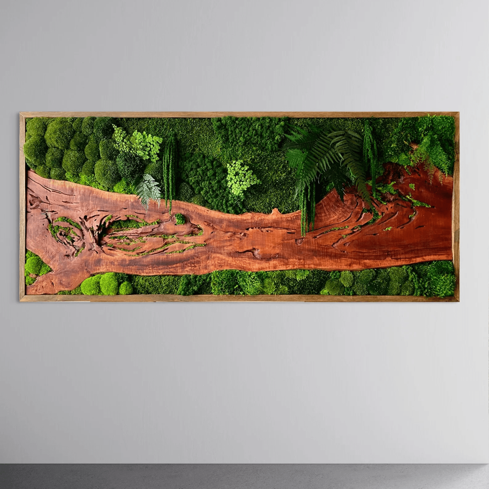 Moss Wall Art - Live Edge Wood gallery detail image