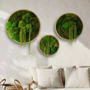 Round Moss Wall Art - Enchanted Forest gallery detail image