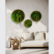 Round Moss Wall Art - Enchanted Forest gallery detail image