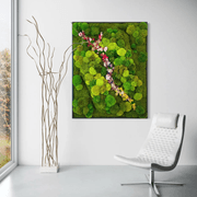 Moss Wall Art - Cascade of Flowers II gallery detail image