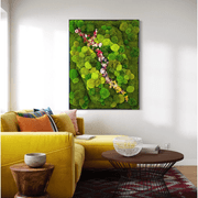 Moss Wall Art - Cascade of Flowers II gallery detail image