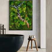 Moss Wall Art - Cascade of Flowers II gallery detail image