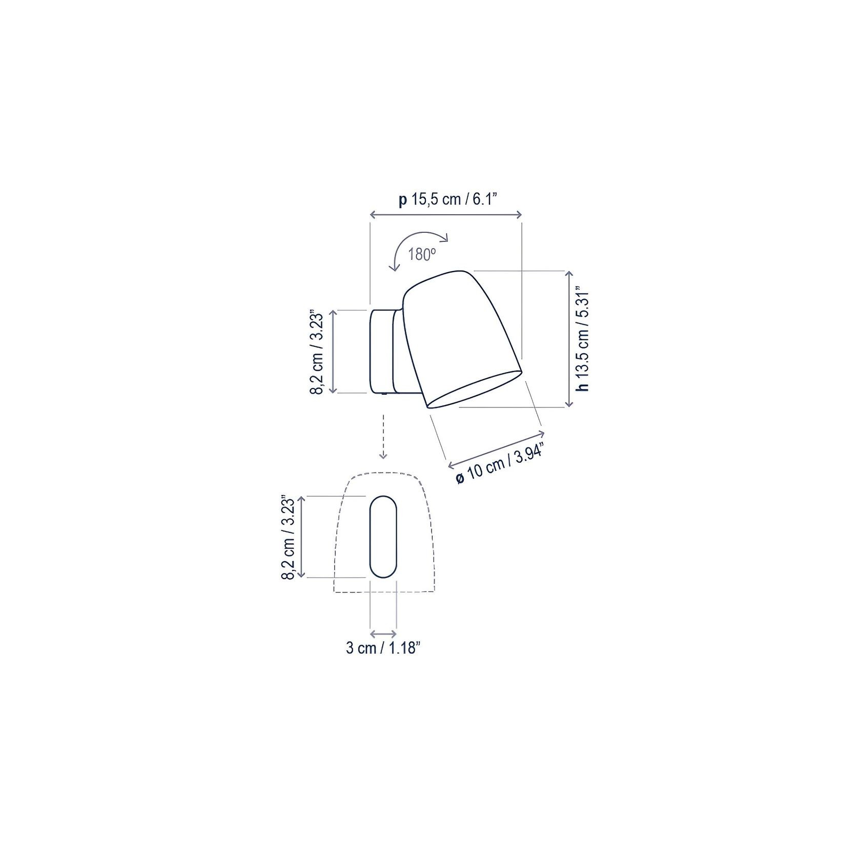 Nut A/01 Wall Light gallery detail image