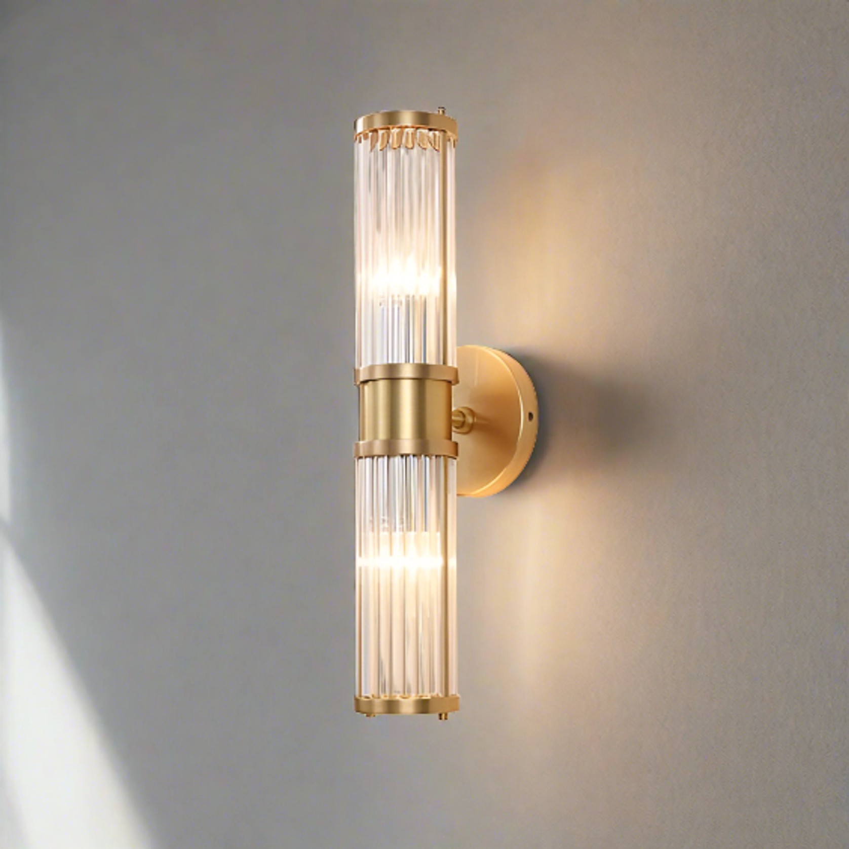 Brass Rod Wall Light gallery detail image