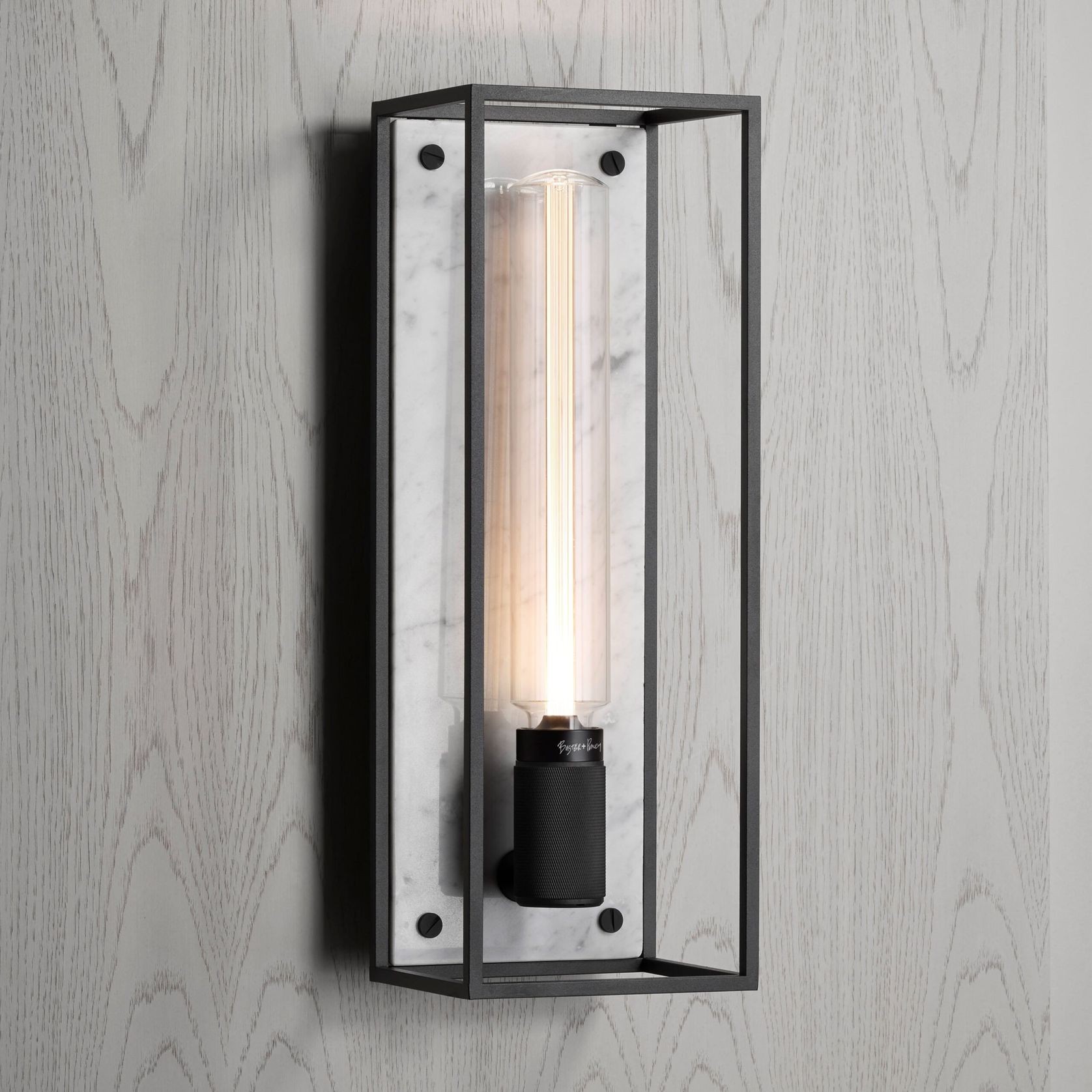 Marble Caged Wall Light - Large | Buster + Punch gallery detail image
