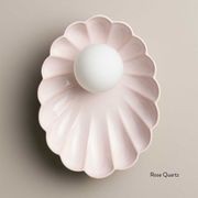 Ceramic Wall Oyster Sconce Light gallery detail image