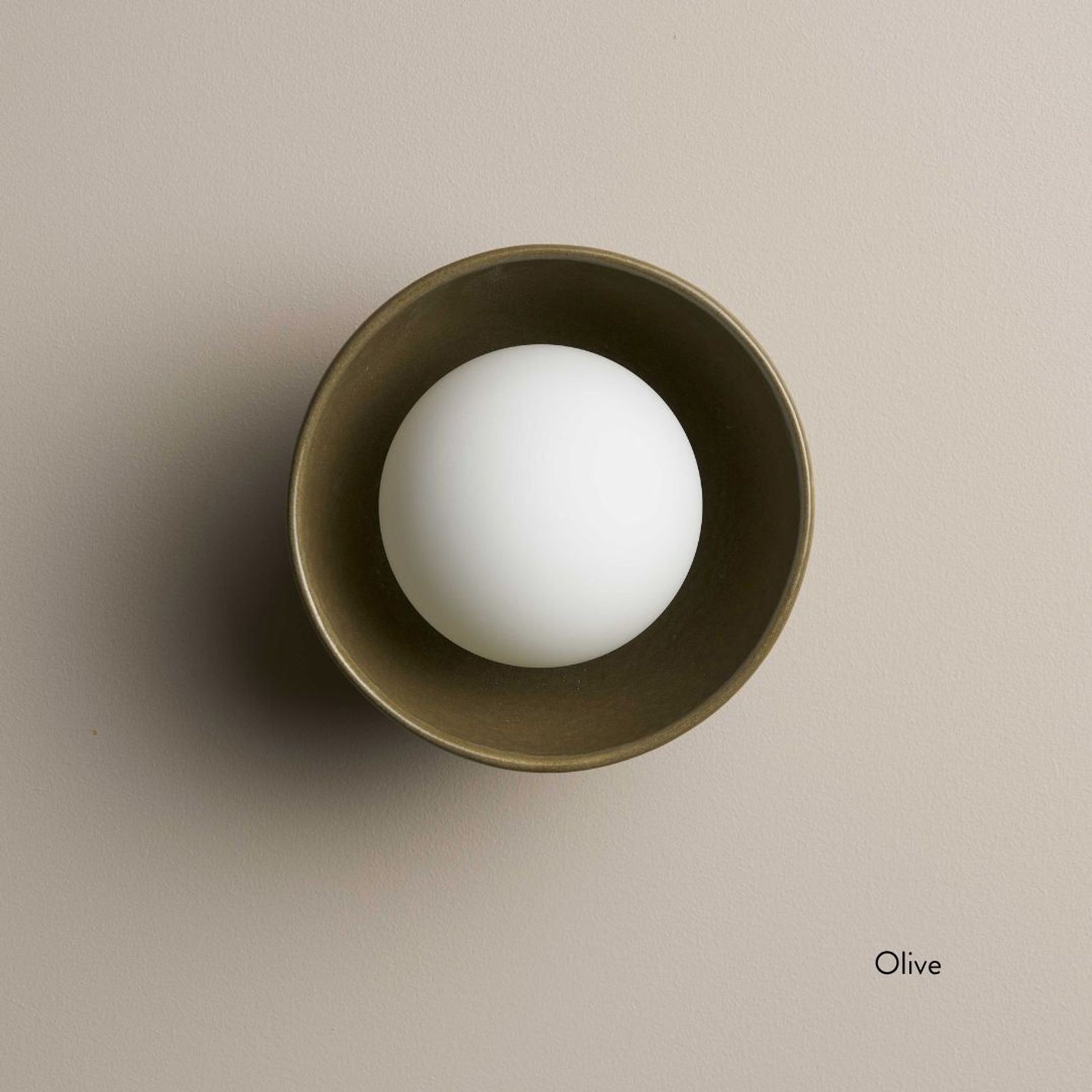 Ceramic Wall Bowl Sconce Light gallery detail image