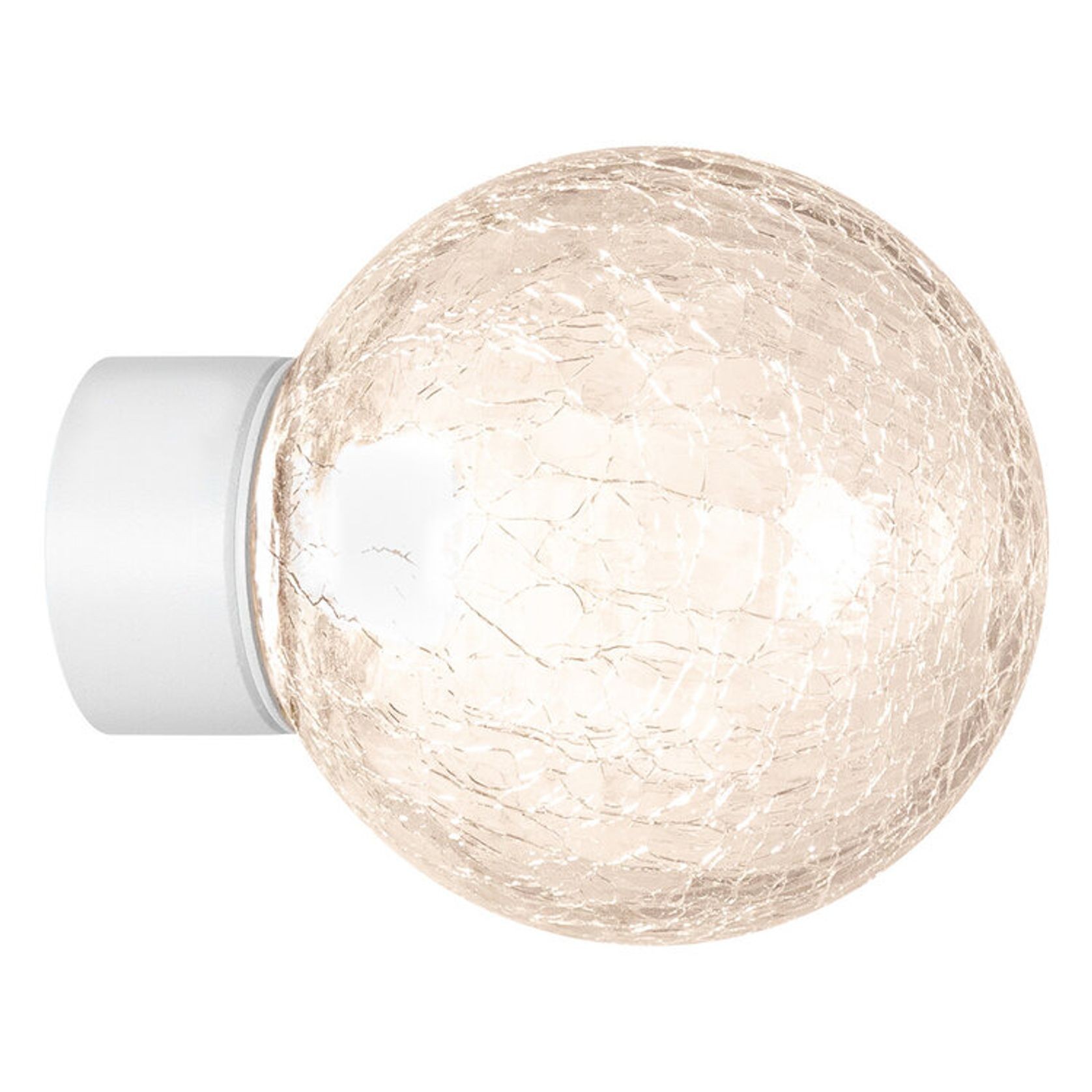 Nocturnal Stella Wall Crackle Glass Wall Light gallery detail image
