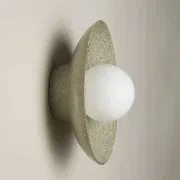 Ceramic Wall Dish Sconce Light gallery detail image