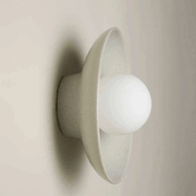 Ceramic Wall Dish Sconce Light gallery detail image